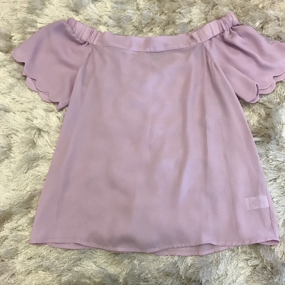 VICI off the shoulder short-sleeves top - Lilac